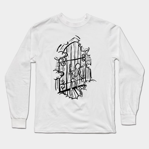 Knocking on Heaven's door Long Sleeve T-Shirt by Uglyblacksheep